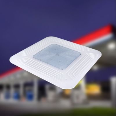Slim waterproof and dustproof recessed canopy