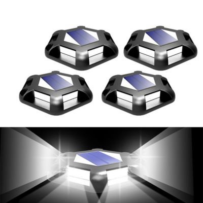 Tempered plastic solar in ground light