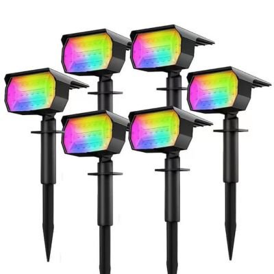 color changing solar spot lights
