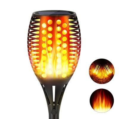 flickering solar post lights