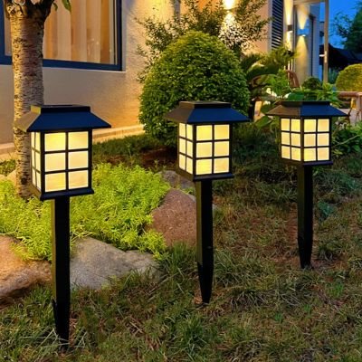 lawn lighthouse solar light