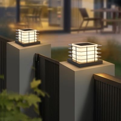 multilayer solar post light