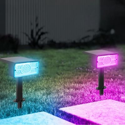 multiple light color of solar spotlight 1