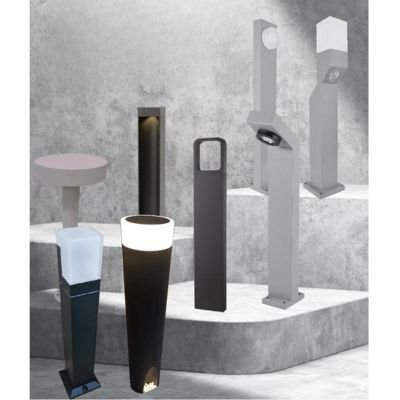outdoor bollard garden lights