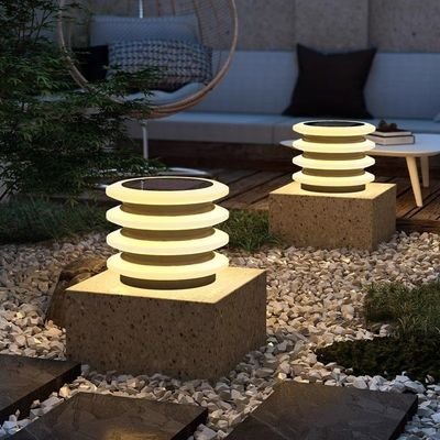 pvc deck post solar lights