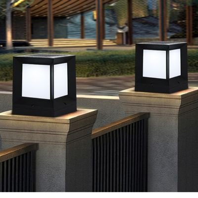 solar Cube post light