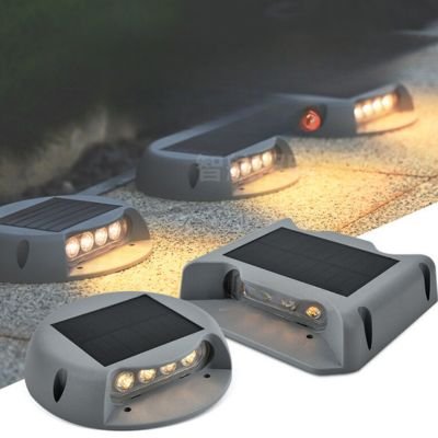 solar deck riser lights