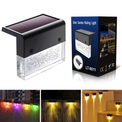 solar garden railing light