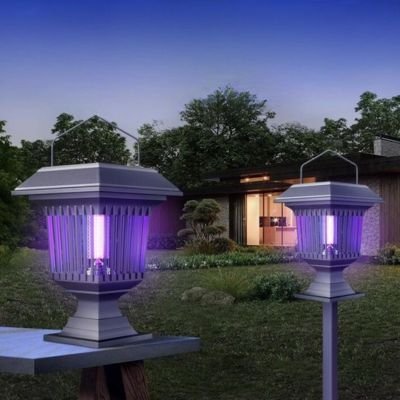 solar led light & uv bug zapper