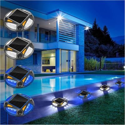 solar lights on above ground pool