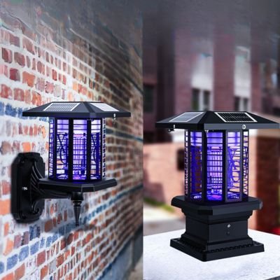 solar post bug zapper