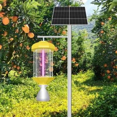 solar powered insect zapper