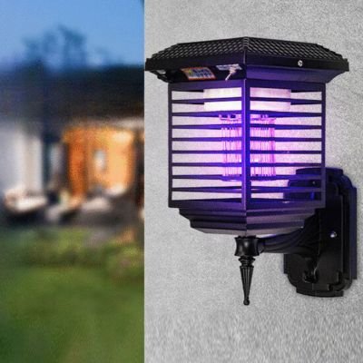 solar wall lantern bug zapper