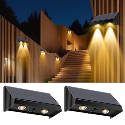 solar wall wash landscape lighting
