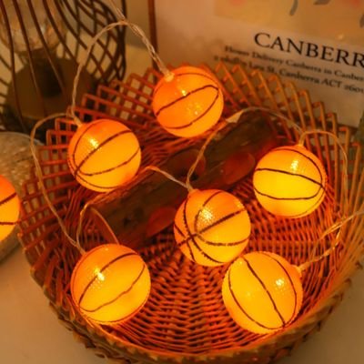 basketball string light