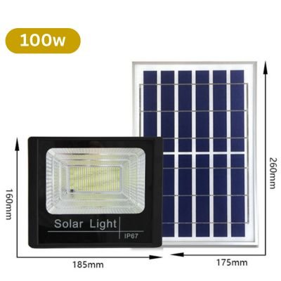100W SMD solar flood lights