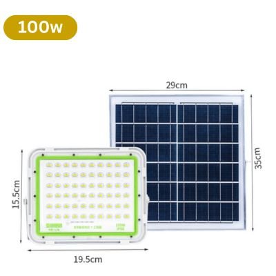 100W high power solar flood light
