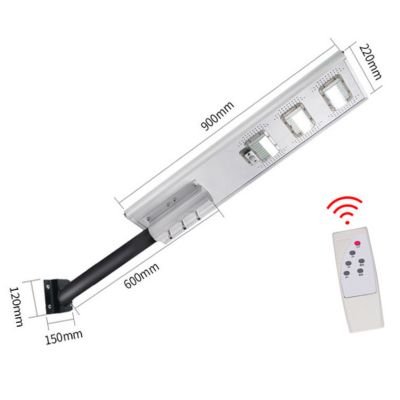 150W SMD integrated solar street light