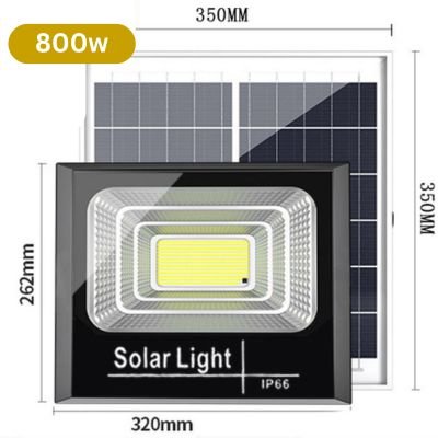 800W COB solar flood light