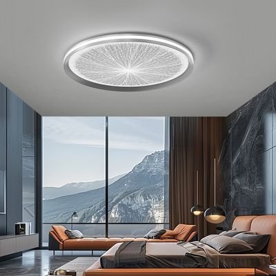 Abstract avant-garde space design living room ceiling light
