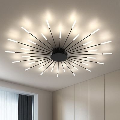 Black divergence living room ceiling light