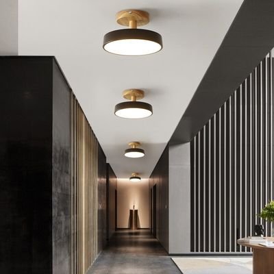 Black small hallway light