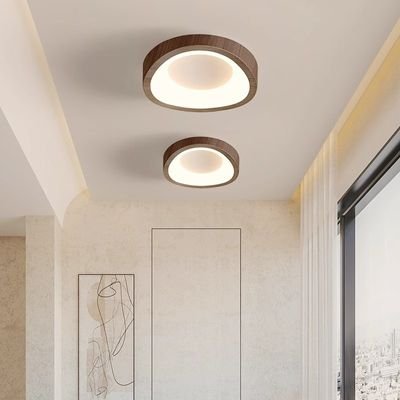Jujube wood mouth small ceiling light