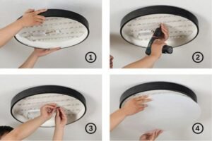 LED ceiling light mounting 1