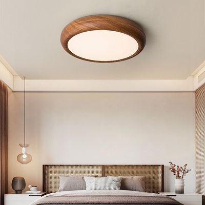 Log frame bedroom small ceiling light