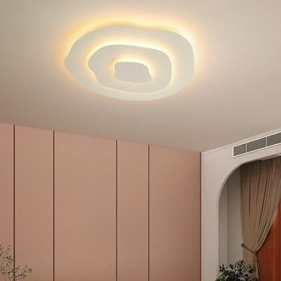 Multi-layer irregular spiral ceiling lamp
