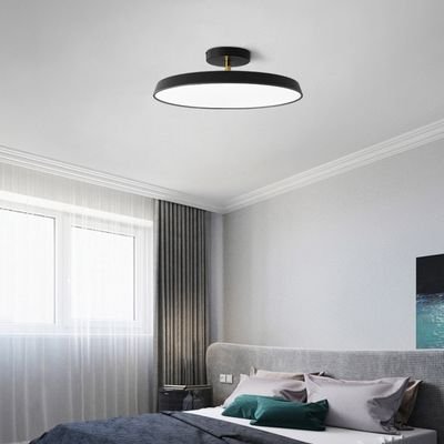 Pendant adjustable Angle Black circular ceiling light