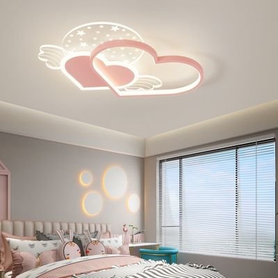 Pink Heart Kids room ceiling light