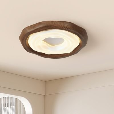 Walnut creative border small ceiling light