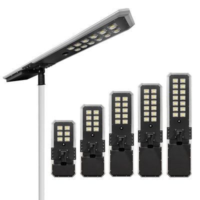 black style COB solar street light