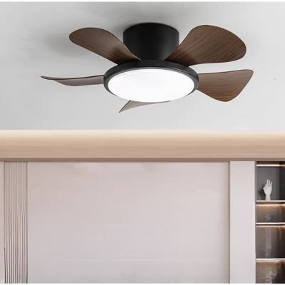 brown ceiling fan with light