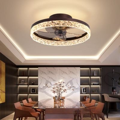 crystal ceiling fan light kit