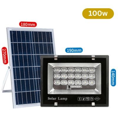 high power solar flood lights 100W