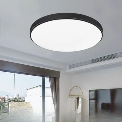 highlight balck frame flush mount ceiling light