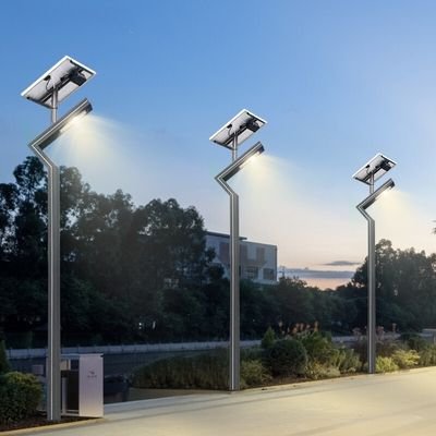 single head solar street & landscape light