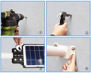 solar street light installation 1