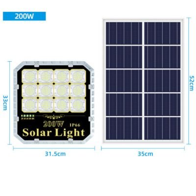 strong solar flood lights 200W