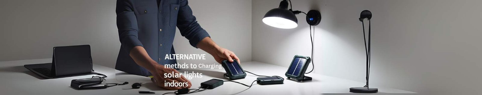 How to Charge Solar Lights Without Sun banner